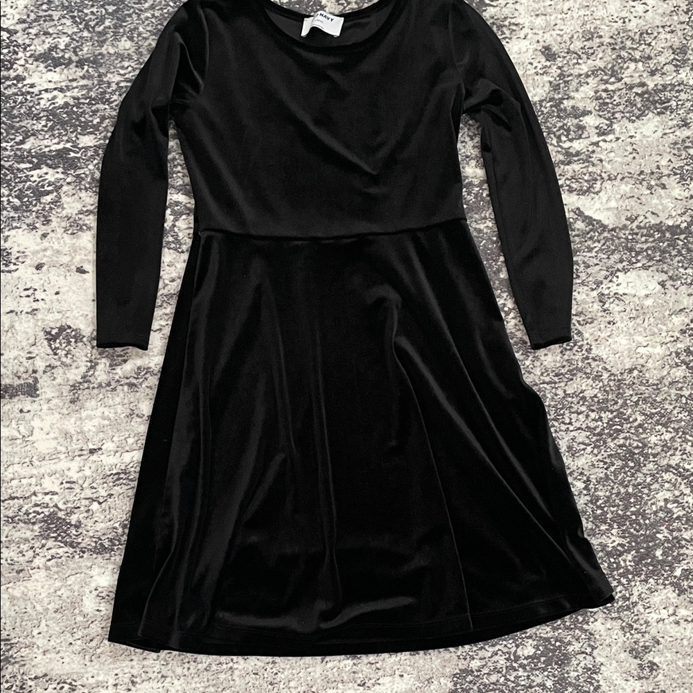 Old Navy Classic Black Long Sleeve Dress